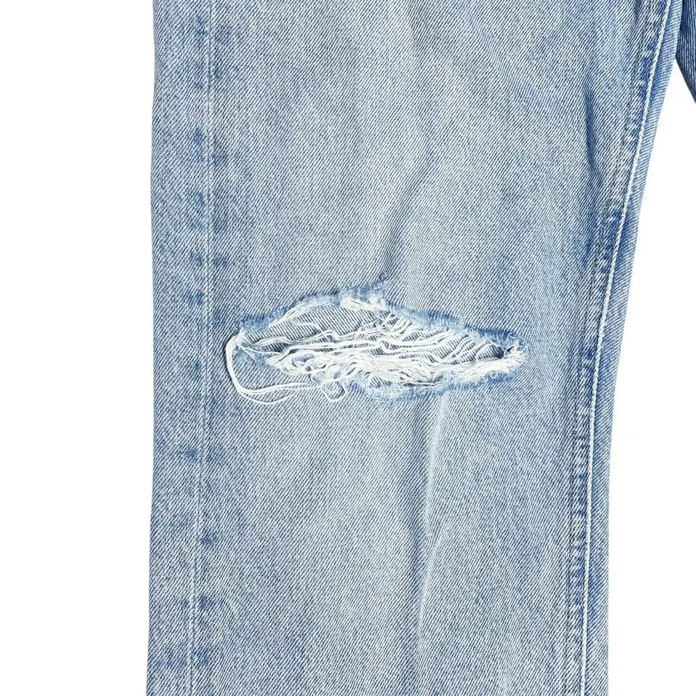 AGOLDE 90's Mid-Rise Loose Fit Jean in Captured Size 24 Button Fly Distressed - Picture 5 of 8